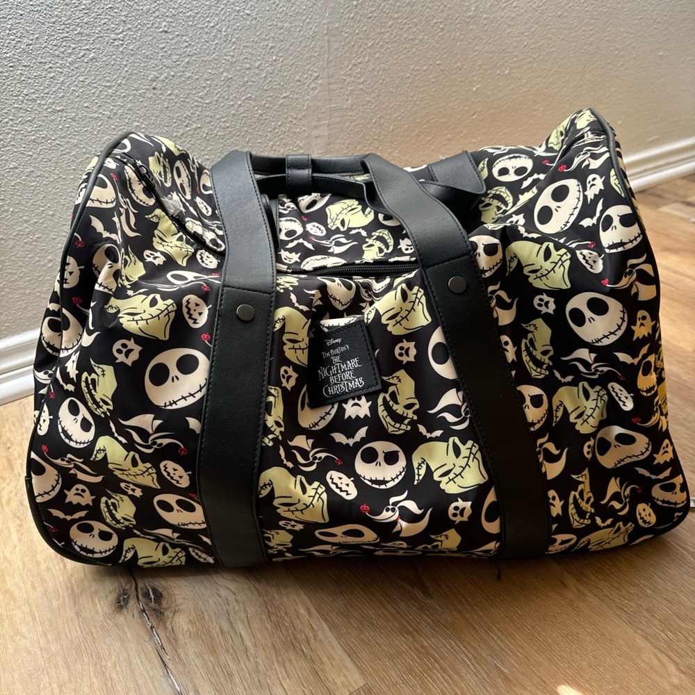 Disney the nightmare before Christmas duffle bag roller bag